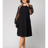 Barbara | Elegantní černé krajkové šaty