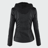 Monika | Robustní a Elegantní kožená bunda