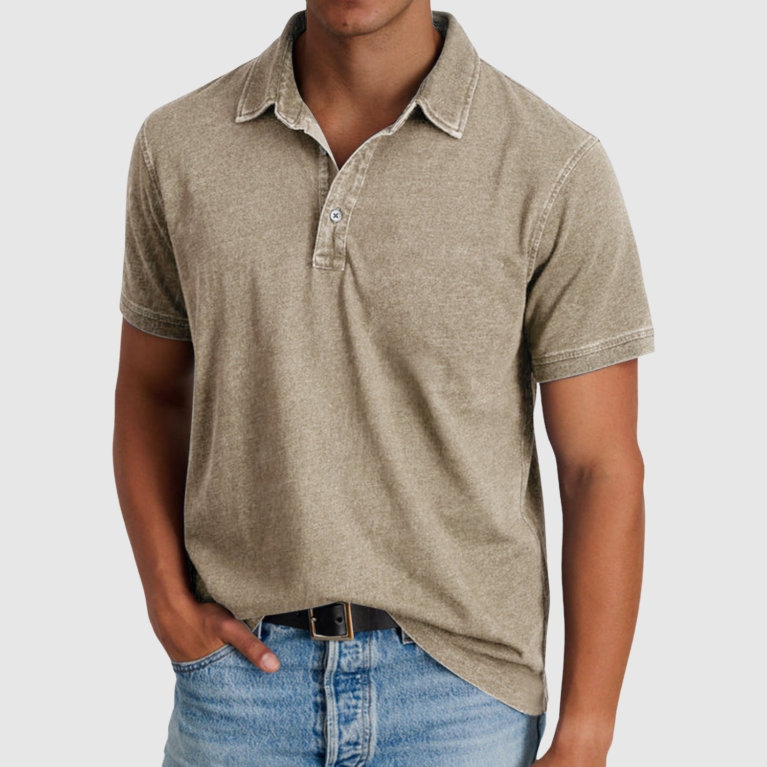 Erik | Vintage polokošile s knoflíkovou lištou