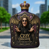 Ozzy Osbourne Embossed Glass Limited Edition Whiskey Bottle-5