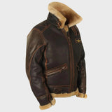 Pavel | Vintage Kožená Bomber Bunda Podšitá