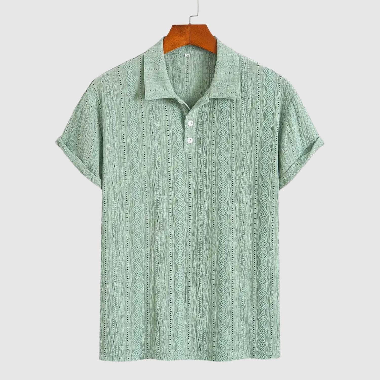 Milan | Jemné pletené polo s texturovaným designem