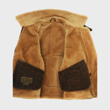 Pavel | Vintage Kožená Bomber Bunda Podšitá