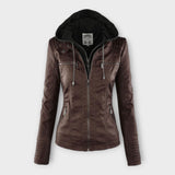 Fiammenta- Moderní kožená bunda