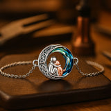 Nastavitelný šťastný náramek z sterlingového stříbra s motivem psa