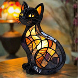 Lesklá kočka - Lampa ve Vitrážích