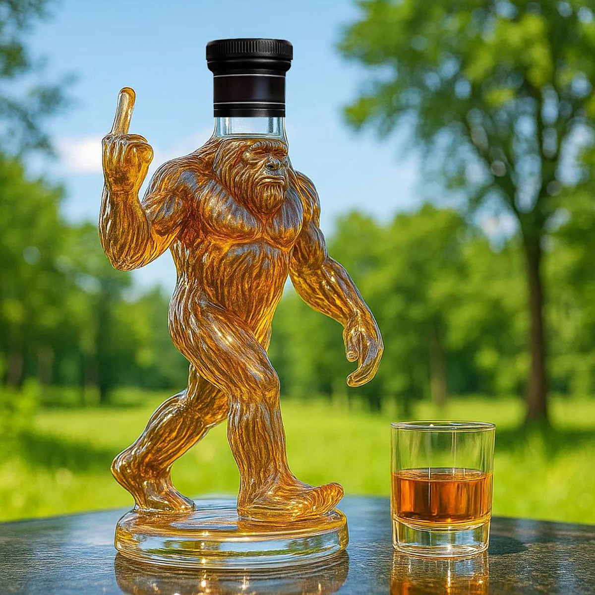 Bigfoot | Vtipná whisky láhev Bigfoot
