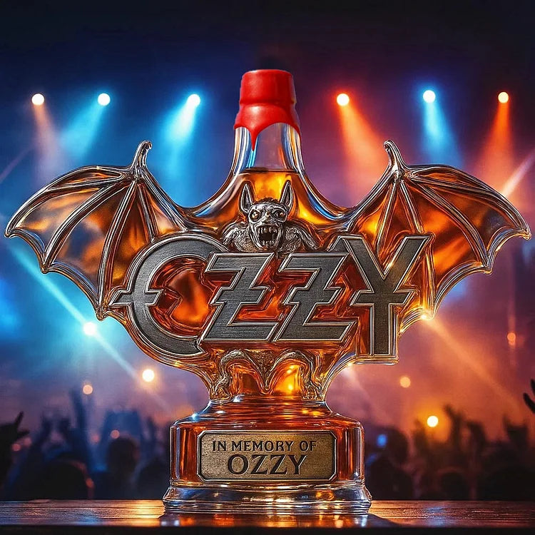 Na památku Ozzy Osbournea Whiskey láhev