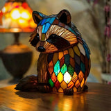 Mýval - Lampa ve vitrážích