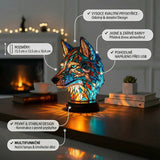 Akéla - Lampa ve vitrážích