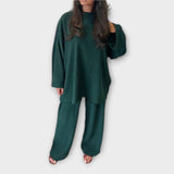Ingrid - Set pro plnoštíhlé - Žebrovaný styl